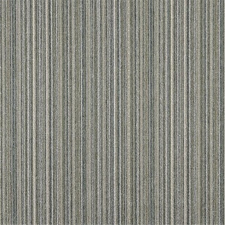 Designer Fabrics Designer Fabrics C653 54 in. Wide Blue; Green And Ivory; Vertical Striped Country Style Upholstery Fabric C653